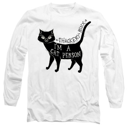 Front - Hocus Pocus Unisex Adult I´m A Cat Person Thackery Binx T-Shirt