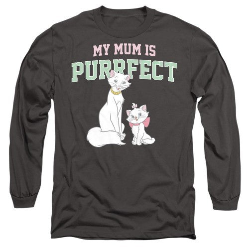 Front - The Aristocats Unisex Adult My Mum Is Purrfect Duchess & Marie Mothers Day T-Shirt
