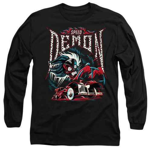 Front - Disney Villains Unisex Adult Speed Demon Cruella De Vil T-Shirt