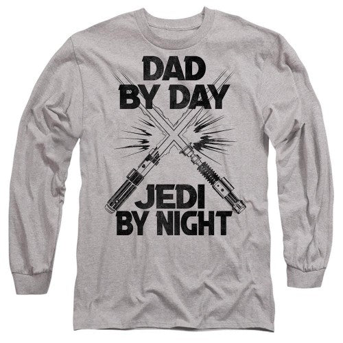 Front - Star Wars Unisex Adult Jedi By Night Fathers Day T-Shirt