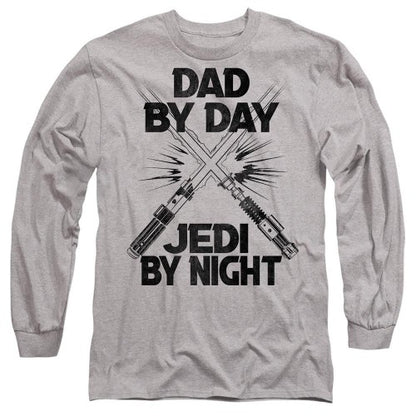 Front - Star Wars Unisex Adult Jedi By Night Fathers Day T-Shirt