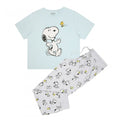 Front - Peanuts Womens/Ladies Snoopy & Woodstock Pyjama Set