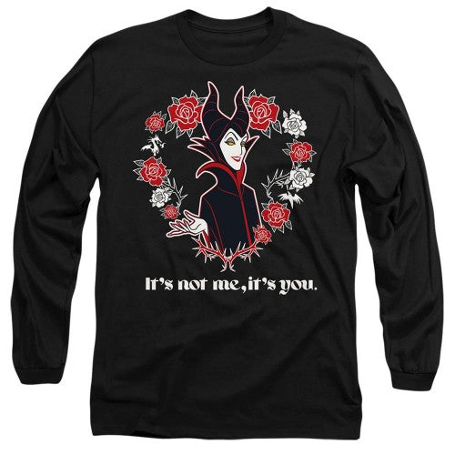 Front - Disney Villains Unisex Adult It´s Not Me, It´s You Maleficent Valentine`s Day T-Shirt
