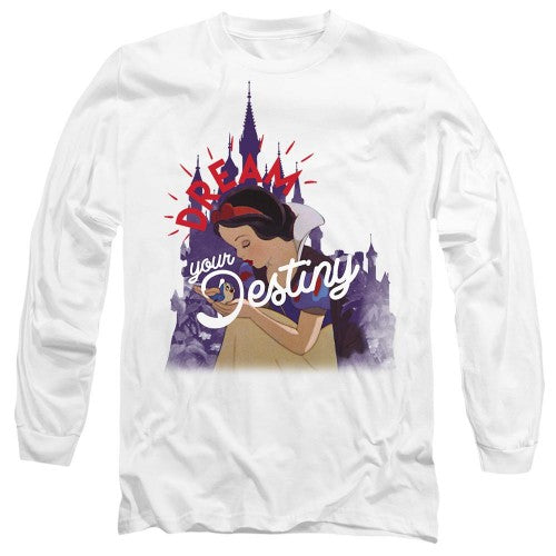 Front - Snow White Unisex Adult Dream Your Destiny T-Shirt
