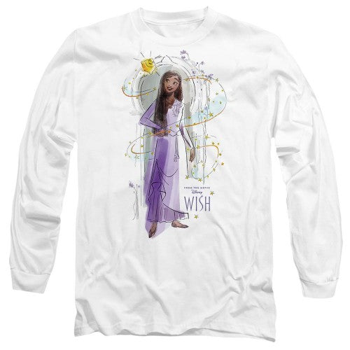 Front - Wish Unisex Adult Starburst Asha T-Shirt