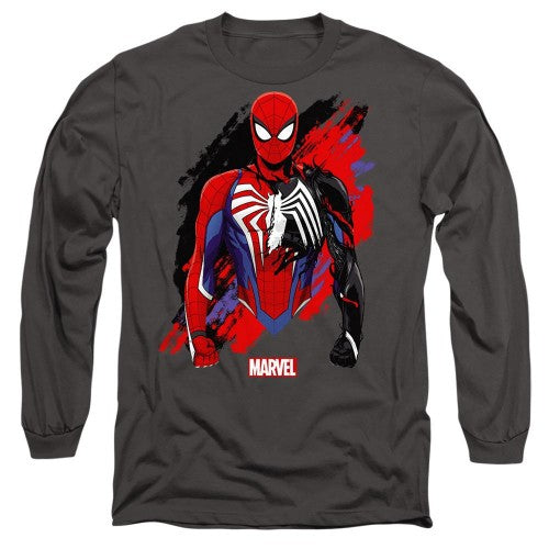 Front - Spider-Man 2 Unisex Adult Gamerverse Symbiote T-Shirt