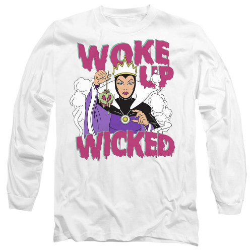 Front - Disney Villains Unisex Adult Woke Up Wicked T-Shirt
