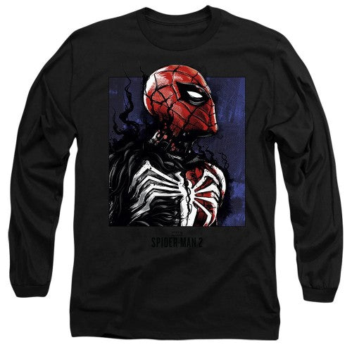 Front - Spider-Man 2 Unisex Adult Gamerverse Symbiote Parker T-Shirt