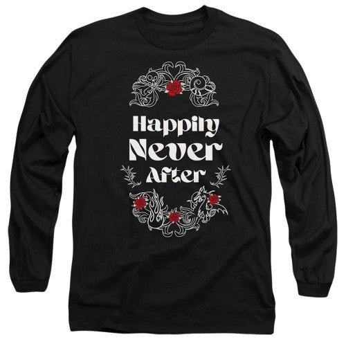 Front - Disney Villains Unisex Adult Happily Never After Valentine`s Day T-Shirt