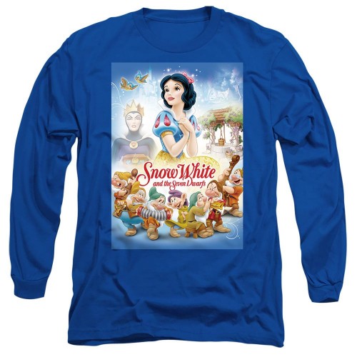Front - Snow White Unisex Adult Modern Movie Poster T-Shirt