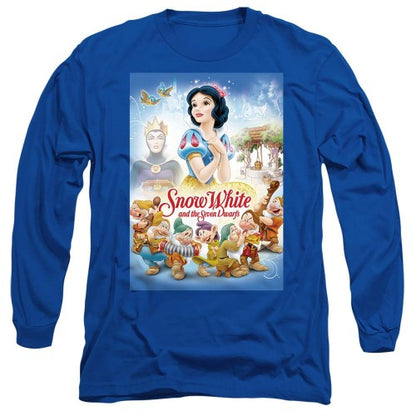 Front - Snow White Unisex Adult Modern Movie Poster T-Shirt