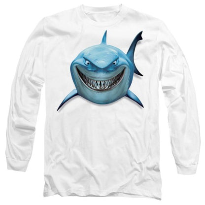 Front - Finding Nemo Unisex Adult Bruce Smile T-Shirt