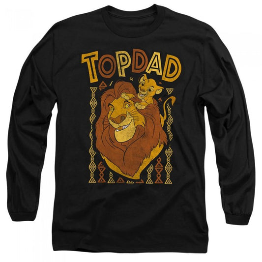 Front - The Lion King Unisex Adult Top Dad Mufasa Fathers Day T-Shirt