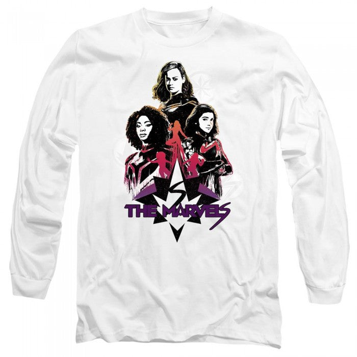Front - The Marvels Unisex Adult Graffiti T-Shirt