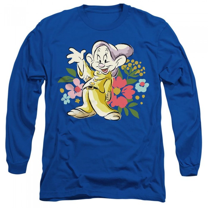 Front - Snow White Unisex Adult Greetings Dopey T-Shirt