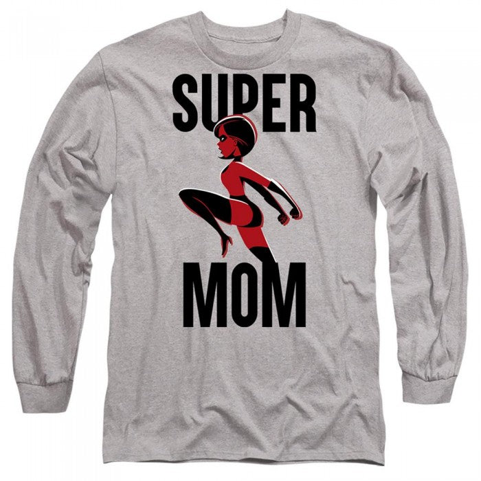 Front - The Incredibles Unisex Adult Super Mom T-Shirt