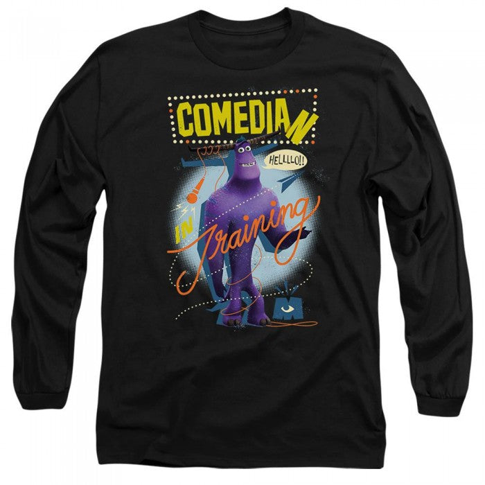 Front - Monsters at Work Unisex Adult Comedian In Training Tylor T-Shirt