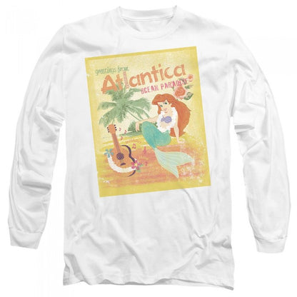 Front - The Little Mermaid Unisex Adult Atlantica Ariel T-Shirt