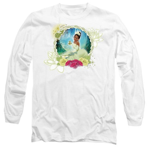 Front - The Princess and the Frog Unisex Adult Bayou Beauty Tiana Floral T-Shirt