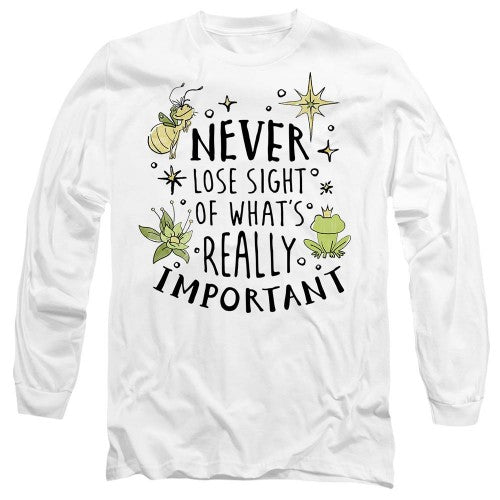 Front - The Princess and the Frog Unisex Adult Never Lose Sight T-Shirt