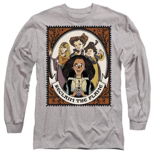Front - Hocus Pocus 2 Unisex Adult Reclaim The Flame Becca Stamp T-Shirt