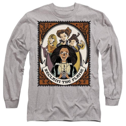 Front - Hocus Pocus 2 Unisex Adult Reclaim The Flame Becca Stamp T-Shirt