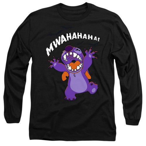 Front - Lilo & Stitch Unisex Adult Evil Laugh T-Shirt