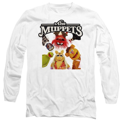 Front - The Muppets Unisex Adult Group Pose T-Shirt
