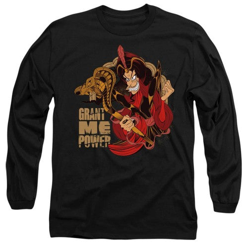 Front - Disney Villains Unisex Adult Grant Me Power Jafar T-Shirt