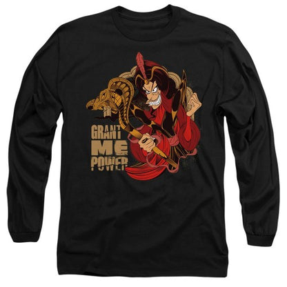 Front - Disney Villains Unisex Adult Grant Me Power Jafar T-Shirt