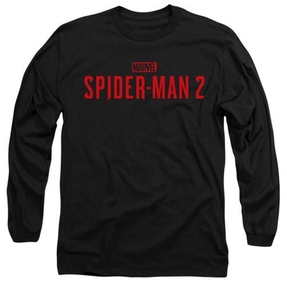 Front - Spider-Man 2 Unisex Adult Gamerverse Red Logo T-Shirt