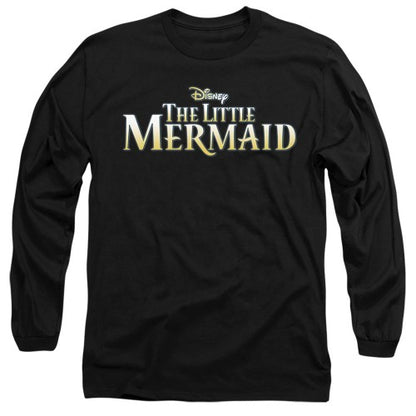 Front - The Little Mermaid Unisex Adult Logo T-Shirt
