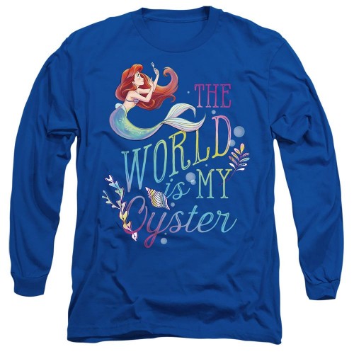 Front - The Little Mermaid Unisex Adult World Is My Oyster T-Shirt