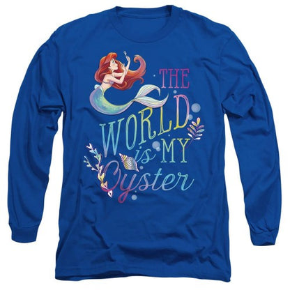 Front - The Little Mermaid Unisex Adult World Is My Oyster T-Shirt