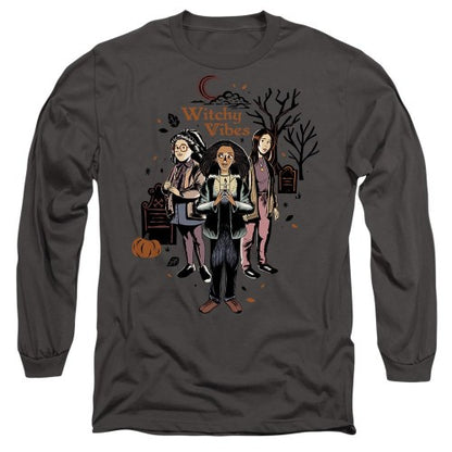 Front - Hocus Pocus 2 Unisex Adult Witchy Vibes Becca Izzy Cassie T-Shirt