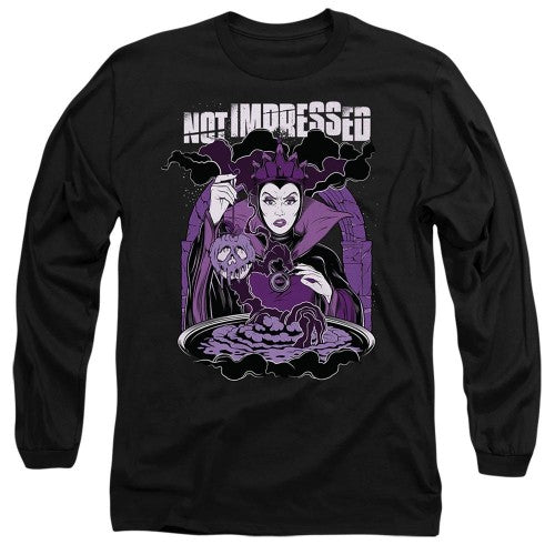 Front - Disney Villains Unisex Adult Not Impressed Evil Queen T-Shirt