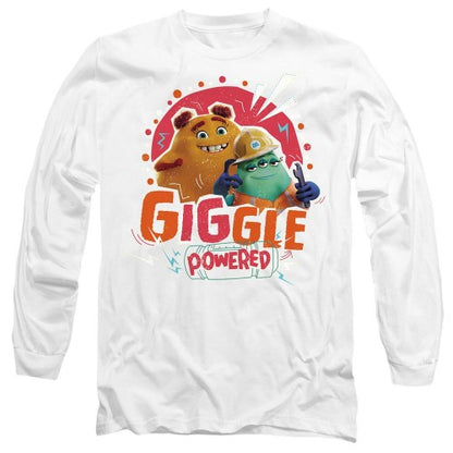 Front - Monsters at Work Unisex Adult Giggle Powered Val & Cutter T-Shirt