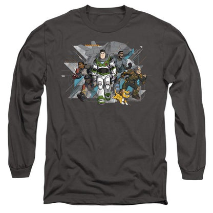 Front - Lightyear Unisex Adult Junior Zap Patrol Buzz Lightyear & Sox T-Shirt
