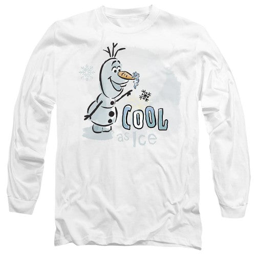 Front - Frozen Unisex Adult Cool As Ice Olaf T-Shirt