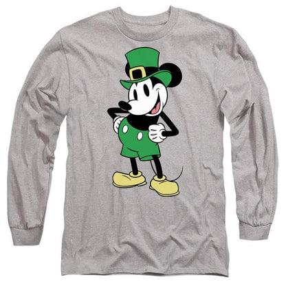 Front - Mickey Mouse Unisex Adult St Patricks Day T-Shirt