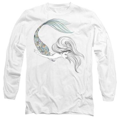 Front - The Little Mermaid Unisex Adult Pearlescent Ariel T-Shirt