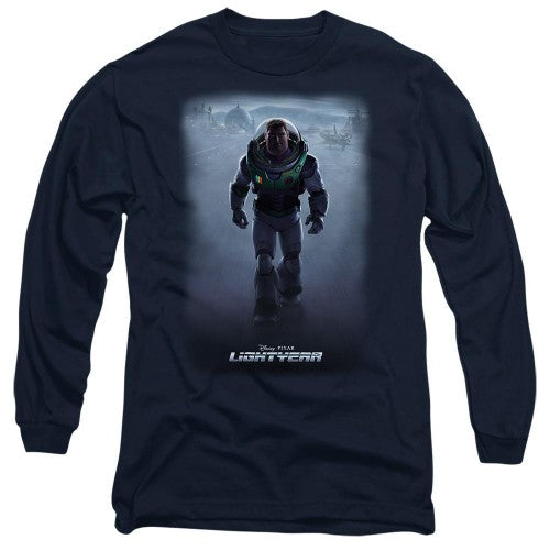 Front - Lightyear Unisex Adult Buzz Lightyear Poster T-Shirt
