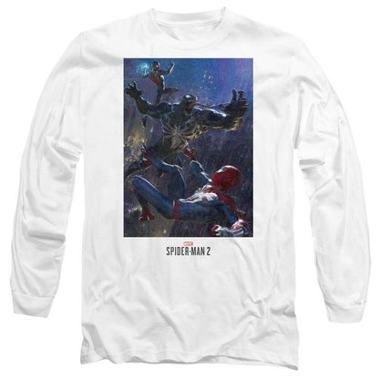 Front - Spider-Man 2 Unisex Adult Gamerverse City Fight T-Shirt