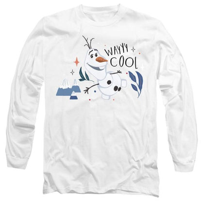 Front - Frozen Unisex Adult Wayyy Cool Olaf T-Shirt