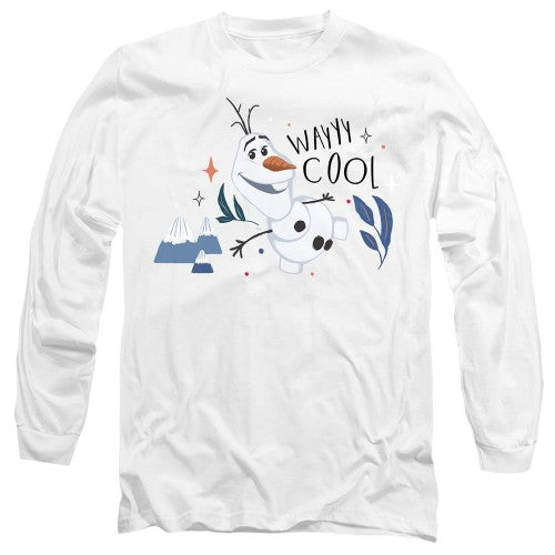 Front - Frozen Unisex Adult Wayyy Cool Olaf T-Shirt