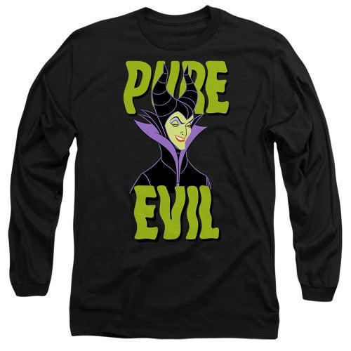 Front - Disney Villains Unisex Adult Pure Evil T-Shirt