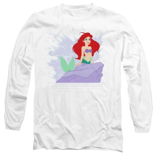 Front - The Little Mermaid Unisex Adult Ariel Splash T-Shirt