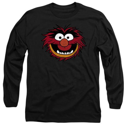 Front - The Muppets Unisex Adult Animal Head T-Shirt
