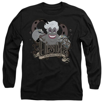 Front - The Little Mermaid Unisex Adult Ocean Will Be Mine Ursula T-Shirt
