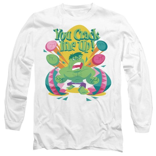 Front - Hulk Unisex Adult You Crack Me Up T-Shirt